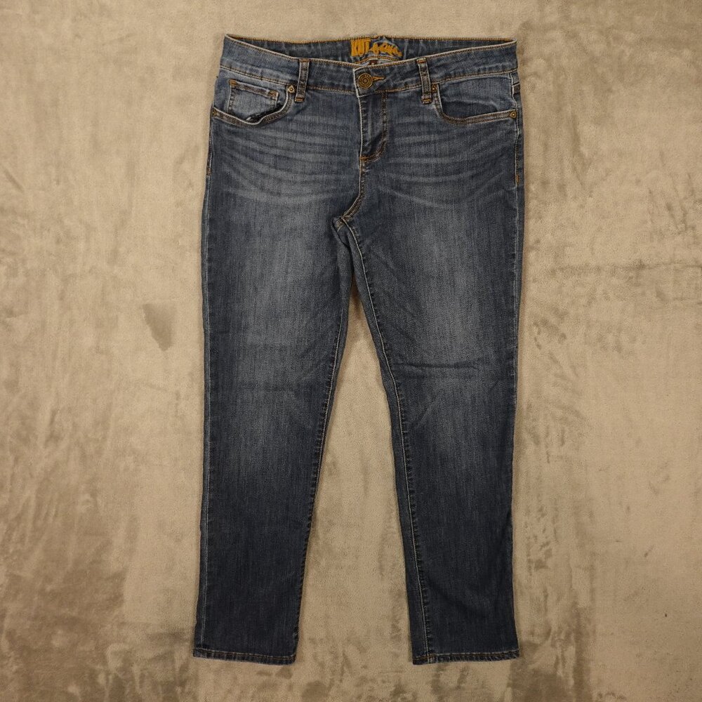 Kut from the Kloth Jeans Diana Skinny Women's Size 8 Blue Denim